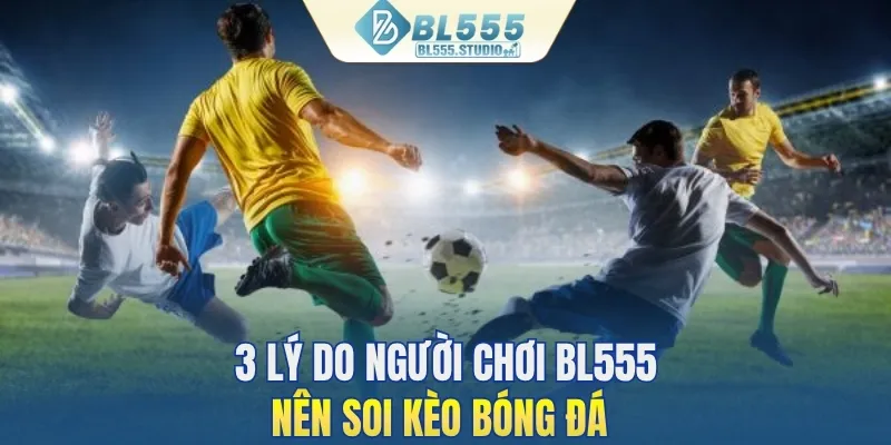 3 lý do người chơi BL555 nên soi kèo bóng đá