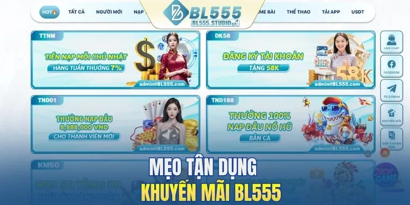 Mẹo tận dụng khuyến mãi BL555